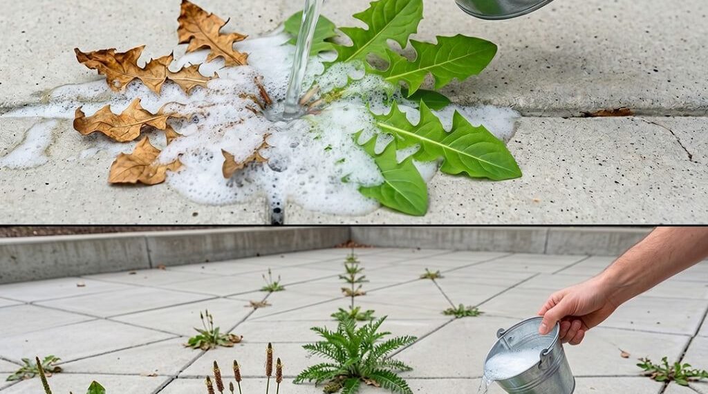 Natural and effective homemade weed control