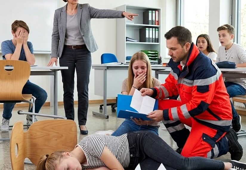 Teacher Called Her Collapse a Stunt — Then Paramedics Found the Note