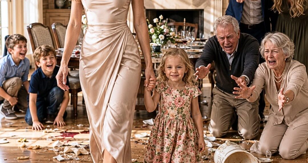 I never told my in-laws’ family I owned five-billion-dollar empire. To them, I was still “the useless housewife.” At Christmas dinner, my MIL threw away my 8-year-old’s favorite dress. “It looks so cheap,” she scoffed