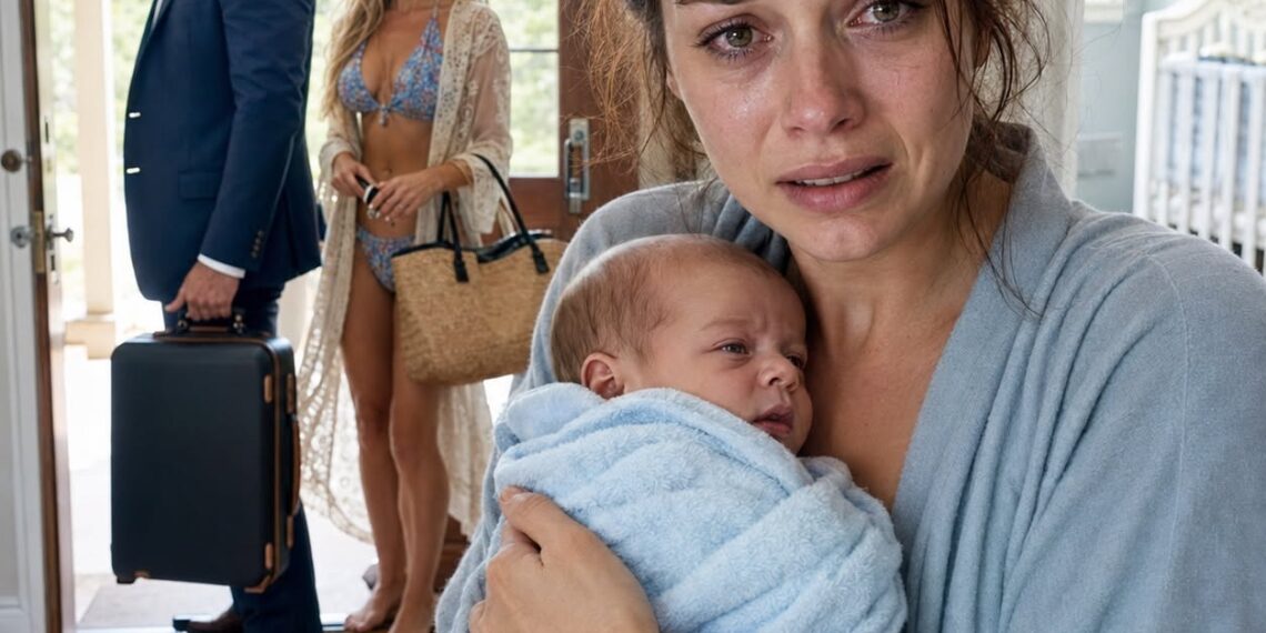 My husband abandoned me and our three-day-old son, shivering with a cold, to fly off with his mistress.