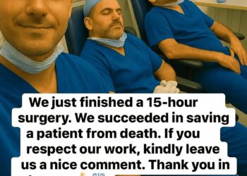 We spent 15 hours in the operating room