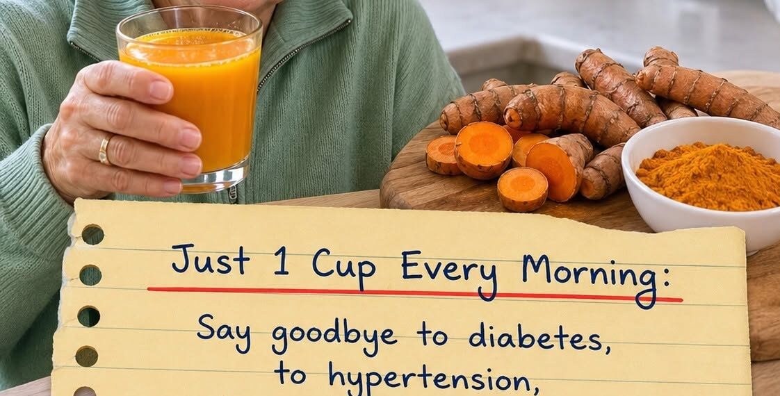 One Glass of Turmeric Ginger Water That Hits Blood Sugar, Pressure, and Swelling