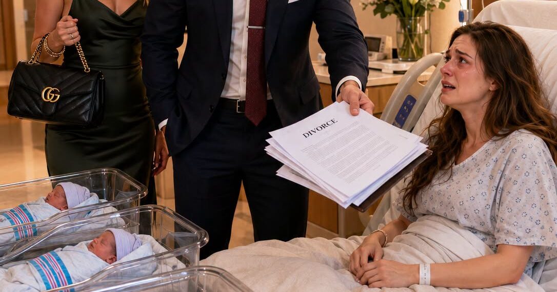 After I gave birth to our triplets, my husband walked into my hospital room with his mistress — who was proudly carrying a Birkin bag.