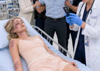 My husband left me, covered in bruises and unconscious, outside the emergency room, then he told the police that I had attacked him first.
