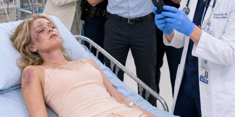 My husband left me, covered in bruises and unconscious, outside the emergency room, then he told the police that I had attacked him first.