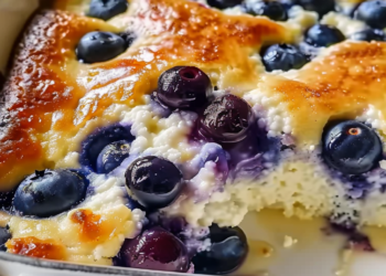 Blueberry Cottage Cheese Protein Bake: A Tasty Boost!