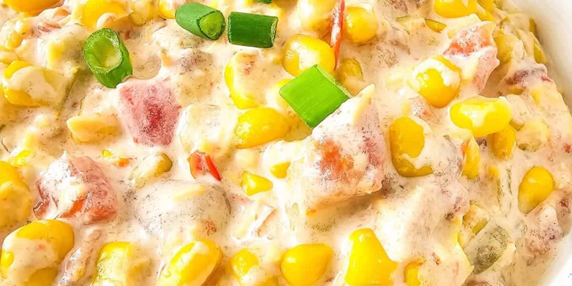Easy Cold Corn Dip with Sour Cream
