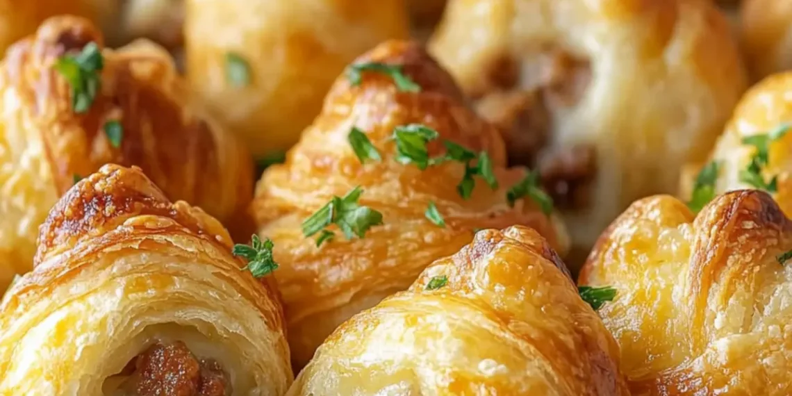 Mini Sausage & Cheese Crescent Bites That Wow Every Guest