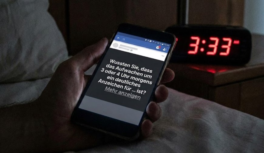 Did you know that waking up at 3 or 4 a.m. is a clear sign of …?