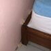 When I got home, I noticed something unusual next to my bed.