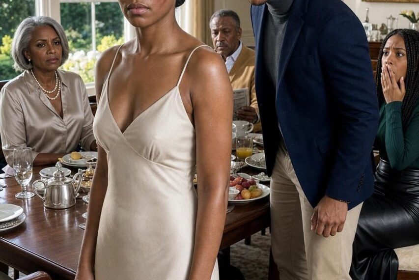 On the first morning after our wedding, my husband sla:pped me while his whole family watched. They expected tears, sh:ame, and silence. Instead, I looked at him coldly and left without a word.