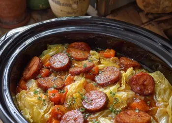Slow Cooker Cabbage and Sausage: Easy Comfort Food Delight