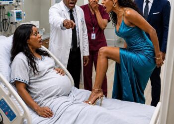 The Mistress Kicked His Pregnant Wife in a Hospital Hallway, but the Billionaire Froze When the Director Said, “Touch My Niece Again.”