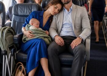 My Ex Locked Me Out, Drained Our Bank Account, And Thought My Baby And I Had Nowhere Left To Go—Then I Fell Asleep On A Stranger’s Shoulder During Our Flight… Completely Unaware That The Man Beside Me Would Become The One Person Who Could Expose Every Lie He Had Spent Years Hiding