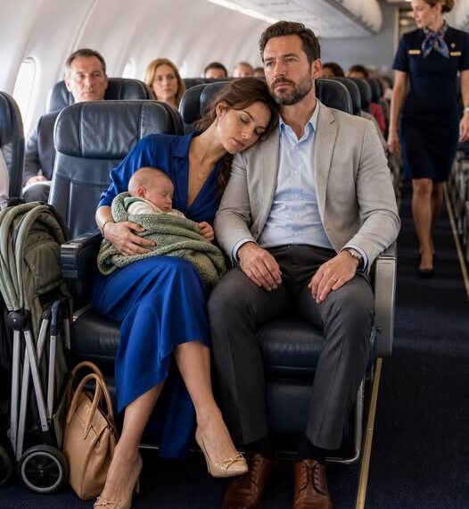 My Ex Locked Me Out, Drained Our Bank Account, And Thought My Baby And I Had Nowhere Left To Go—Then I Fell Asleep On A Stranger’s Shoulder During Our Flight… Completely Unaware That The Man Beside Me Would Become The One Person Who Could Expose Every Lie He Had Spent Years Hiding