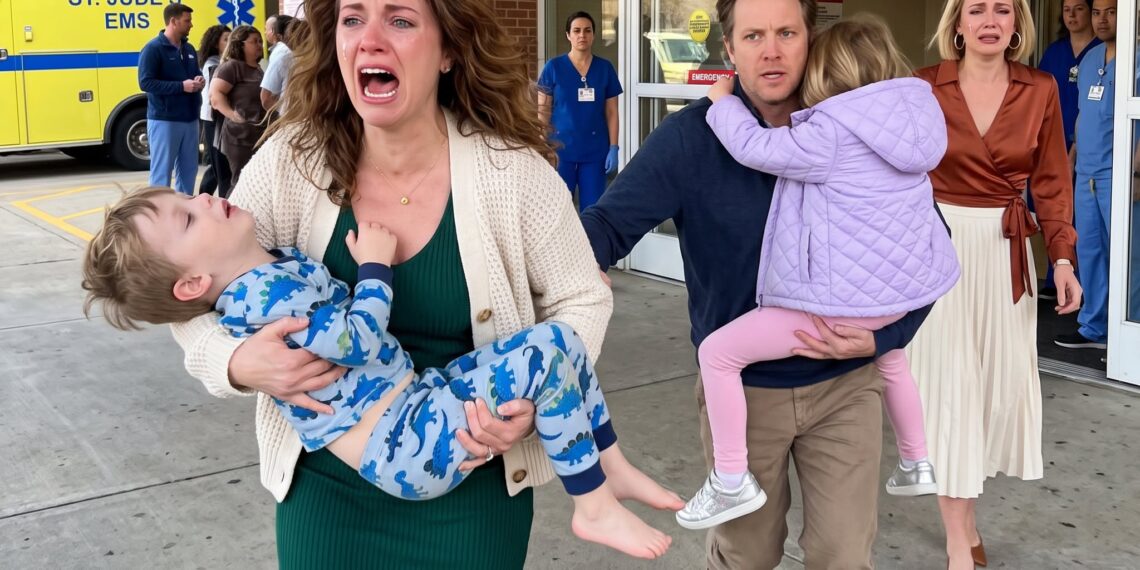 I held our feverish son as his body convulsed, begging for help, while my husband chose his mistress’s child first at the ER. He deliberately put another child ahead of our own. When he finally returned the next day, sobbing and asking for forgiveness, the doctor looked at him and said, “You’re too late.”