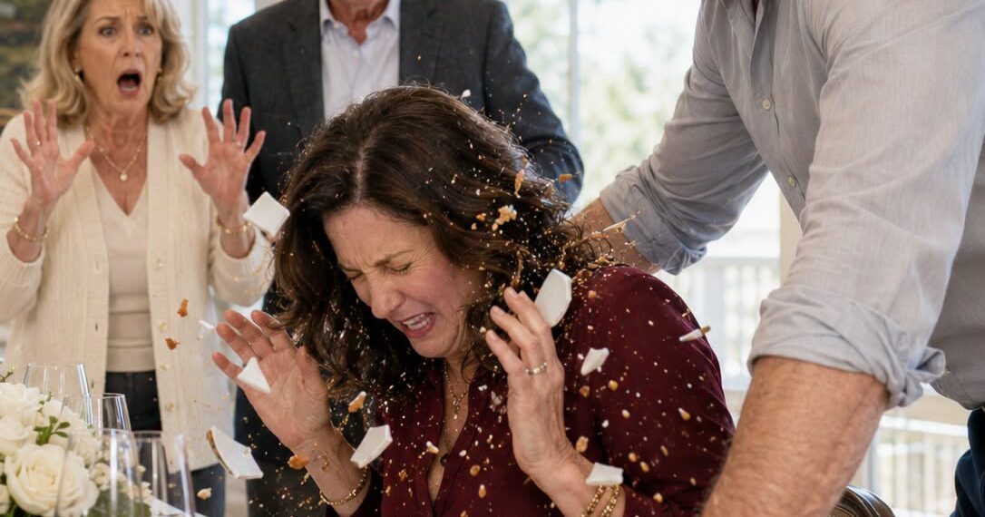 My Husband Smashed a Plate Over My Head at Family Dinner Because I Refused to Give His Mom My Apartment… Then I Stood Up and Said, “You Have No Idea What I’m Capable Of.”