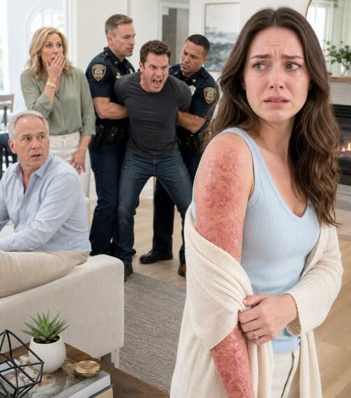 My husband deliberately sl@mmed my hand onto the burning stove because the steak was “overcooked.” As I collapsed in agony, my mother-in-law stepped over me to grab the wine, laughing, “She needs to learn her place.”