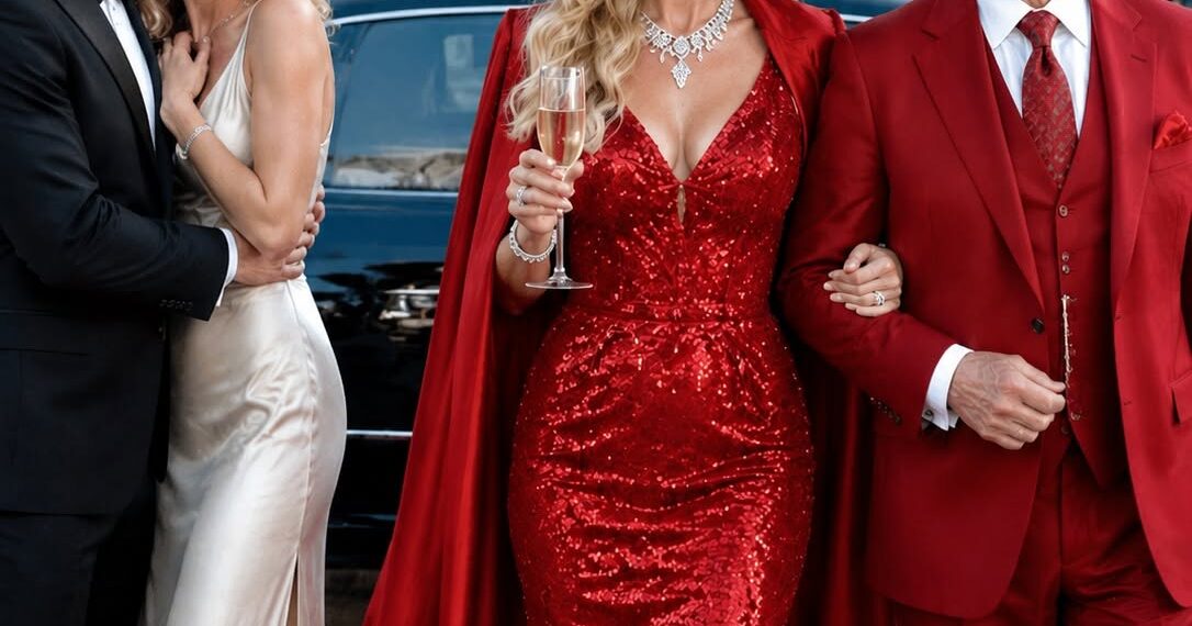 At the annual party, my husband showed up with his mistress on his arm and whispered, “My wife doesn’t belong here.” I walked in minutes later wearing a ruby ​​necklace, with a missed call from my father and a $2.5 billion family secret that was going to change the faces of all the guests.