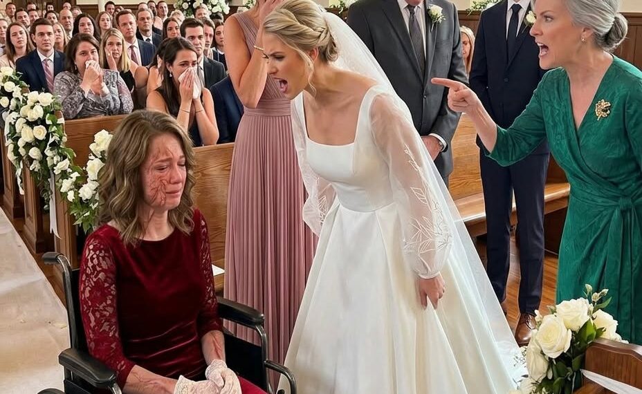 I was burned all over my body after saving my little sister from a house fire when she was ten. Years later, I came to her wedding in a wheelchair, and she whispered, “Go sit in the back. You’re ruining my perfect wedding.”