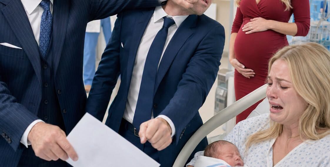 Sitting by my premature twins’ incubators, my husband dropped a folder of divorce papers onto my lap. His pregnant mistress stood behind him, smirking while wearing my custom maternity coat. “I emptied the joint accounts,” he whispered
