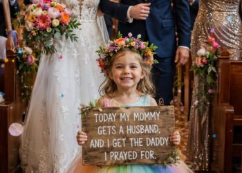 My parents refused to attend my wedding because my fiancée was a single mom. My dad said she would “ruin my life.” But when her 6-year-old daughter walked down the aisle holding a sign, the entire room broke down crying. A guest filmed it, and 48 hours later, it reached 11 million views.
