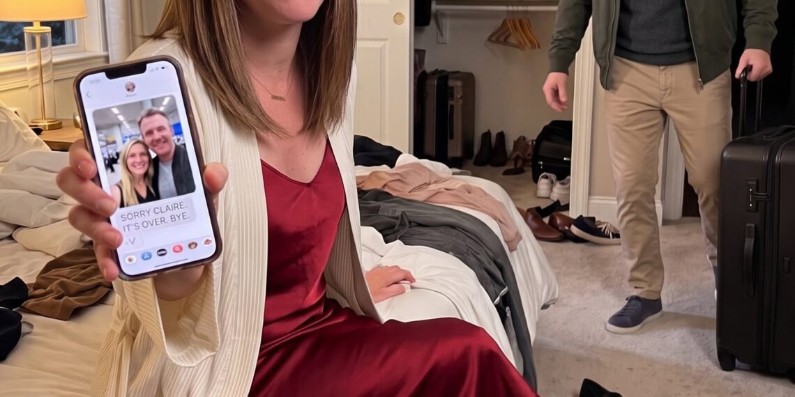 At 2 AM, my husband secretly packed his luggage and slipped out of our bedroom like a thief. Thirty minutes later, he sent me a photo of himself and his mistress at the airport