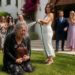At my son’s engagement celebration, his bride-to-be sprayed me with a garden hose in front of thirty onlookers and sneered: “Beggars don’t belong at weddings here.” I merely held my grocery bag tight to my chest, keeping my phone recording the whole time, waiting for the moment she realized who she was actually dealing with.