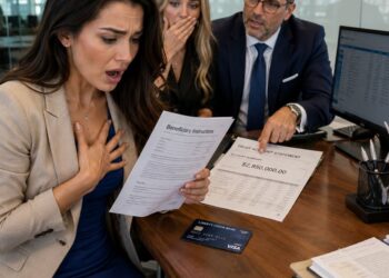 I walk into the bank to cancel the “20,000 dollars” card my adoptive father gave me as a handout after my grandfather’s funeral. I just wanted to put an end to that hum!liation once and for all…