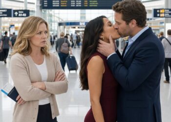 I went to the airport just to say goodbye to a friend. I never imagined I would find my husband there, hugging the woman he swore was “just a coworker.” When I got closer, my heart racing, I heard him whisper, “Everything is in place. That idiot is about to lose everything.” She laughed and replied, “And she won’t even see it coming.” I didn’t cry or confront them. I smiled. Because I had already set my trap.