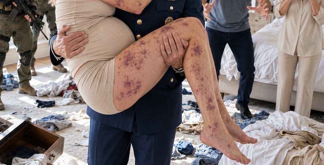 When my father lifted the blanket covering my pregnant body, my husband dropped his cup… and all the lies he and my mother-in-law had built up over months began to crumble