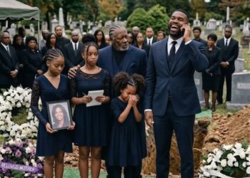 At my daughter’s funeral, my son-in-law announced without a trace of shame, “I’m sending the girls into foster care. I deserve a new life.” He had no idea that my three granddaughters had secretly saved the notebook, the recordings, and the truth that would ruin the perfect wedding day he was already planning.