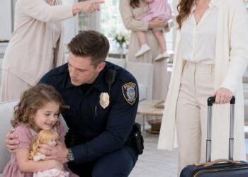 My mother called 911 because my 5-year-old daughter refused to hand over a doll and told her, “Your mom will be ashamed of you.” When I found her terrified in front of two police officers, I didn’t raise my voice; I asked for the official report, blocked access to her school, and saved every message… days later I discovered that that call was part of a much darker family plan.