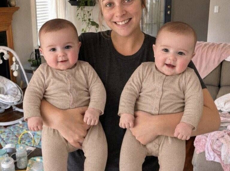 My Husband Left Me Alone with Our Six-Month-Old Twins While He Went on Vacation – When He Came Back, He Froze in the Doorway