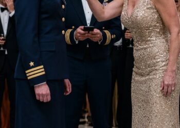 My mother-in-law shredded my gown, so I wore my Military Dress Blues to her elite gala. She grabbed the mic to humiliate me. “Security, throw this trash out,” she sneered. She threatened to cut my husband’s inheritance if he didn’t leave me. 