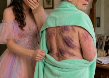 I came home to visit my elderly mother, but when I offered to help bathe her, she shrank back in terror t1