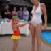 At my daughter’s third birthday pool party, she pointed at my stepmom’s stomach and said, “Daddy’s in there” — I laughed until I saw WHAT she was actually pointing at.