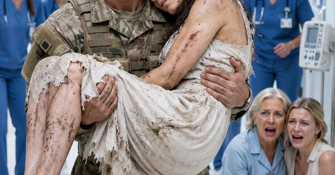 After two years of military service, I came home early with a bouquet and my discharge papers, desperate to surprise my wife. Instead, I froze at the gate—she lay unconscious in the snow while my mother and sister laughed over dinner inside. “She finally learned her place,” my mother sneered. I carried my wife to safety, then called the police and my attorney. By dawn, they were arrested, disowned, and thrown out of the house they believed was theirs.