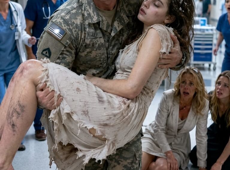 After two years of military service, I came home early with a bouquet and my discharge papers, desperate to surprise my wife. Instead, I froze at the gate—she lay unconscious in the snow while my mother and sister laughed over dinner inside. “She finally learned her place,” my mother sneered. I carried my wife to safety, then called the police and my attorney. By dawn, they were arrested, disowned, and thrown out of the house they believed was theirs.