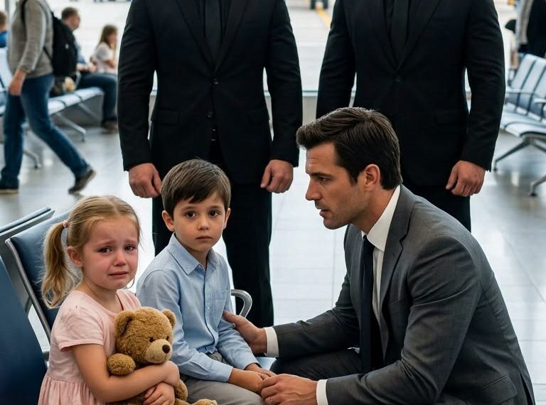 At Gate B12 in Seattle, a 5-year-old girl whispered, “Daddy went to heaven, and stepmom said we were too hard to keep.” The woman boarded her flight, convinced her dark crimes were buried. 