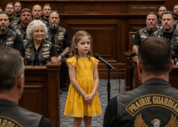 A 10-Year-Old Foster Girl Refused To Say A Single Word Until Forty Bikers Filled The Courtroom Where She Could See Them—When The Judge Finally Allowed It, Her First Quiet Sentence Left Every Adult Frozen, And One Powerful Truth Changed Everything That Day