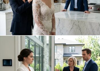 My husband said nothing when his mother ruined my dress in our kitchen, but my next move made him realize his huge mistake.