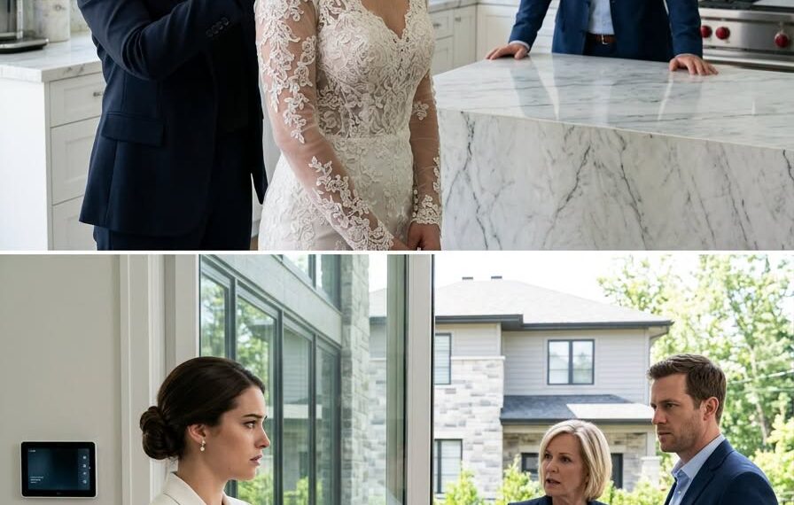 My husband said nothing when his mother ruined my dress in our kitchen, but my next move made him realize his huge mistake.