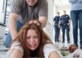 My stepfather rammed my disabled sister into the refrigerator, then kneed her, breaking her nose. Bl00dy and trembling, she crawled to get her phone and call me. I drove five hours through a storm. My mother said, “It’s just a minor scratch.” What happened afterward… still haunts me.