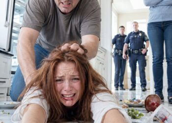 My stepfather rammed my disabled sister into the refrigerator, then kneed her, breaking her nose. Bl00dy and trembling, she crawled to get her phone and call me. I drove five hours through a storm. My mother said, “It’s just a minor scratch.” What happened afterward… still haunts me.