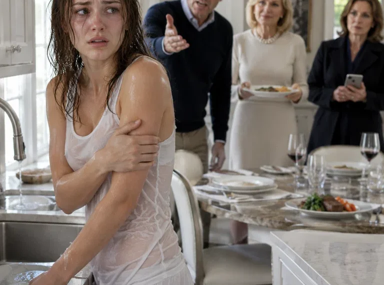 I visited my daughter without notice and was stunned! Her mother-in-law and husband were sitting and eating while she was washing dishes, shivering from the cold.
