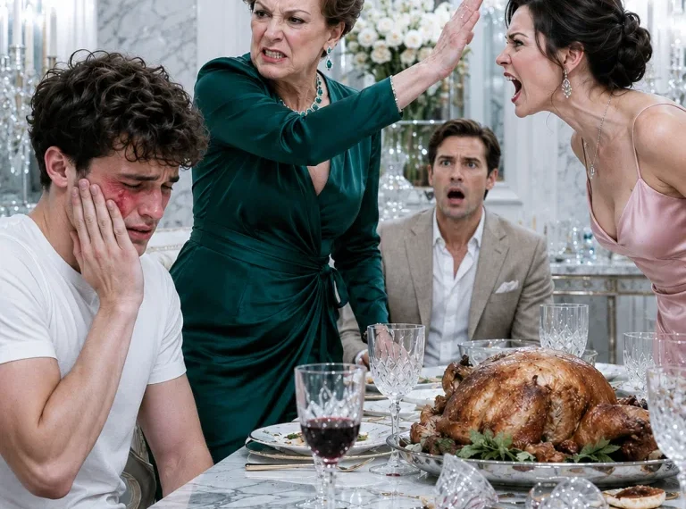 My younger brother had been traveling for six hours and had barely picked up a chicken drumstick when my mother-in-law sl:app:ed him across the mouth in front of my husband. “You greedy little pig! Nobody comes here to eat for free!”
