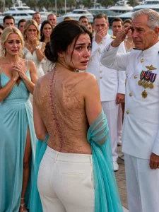 My sister tore open my blouse in the middle of my father’s retirement celebration and laughed, “Everyone, look at the scars she came back with after disappearing for five years!” As nearly two hundred stunned guests watched, my father sneered, “Leave before you humiliate us again.”