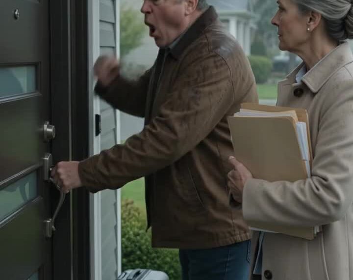 My parents came to my doorstep demanding to be let in, saying I owed them my home for raising me. I did not argue. I just told them to stay exactly where they were, because the police would be there soon.
