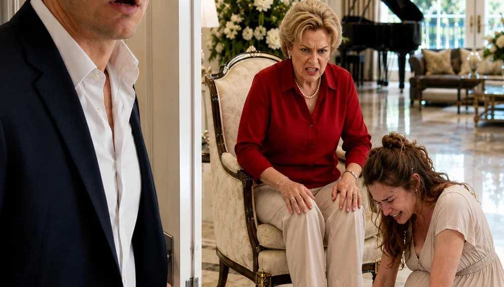 I came home earlier than expected and found my wife, eight months pregnant, kneeling on the marble floor, weeping uncontrollably as my mother asked her to wash her feet. “This house belongs to my children, not you,” she said.